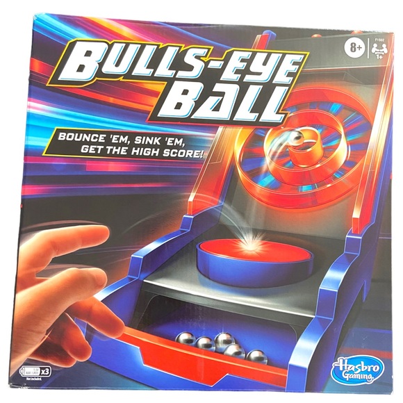 Hasbro Games Bullseye Electric Mini Skeeball Game 5 Modes With